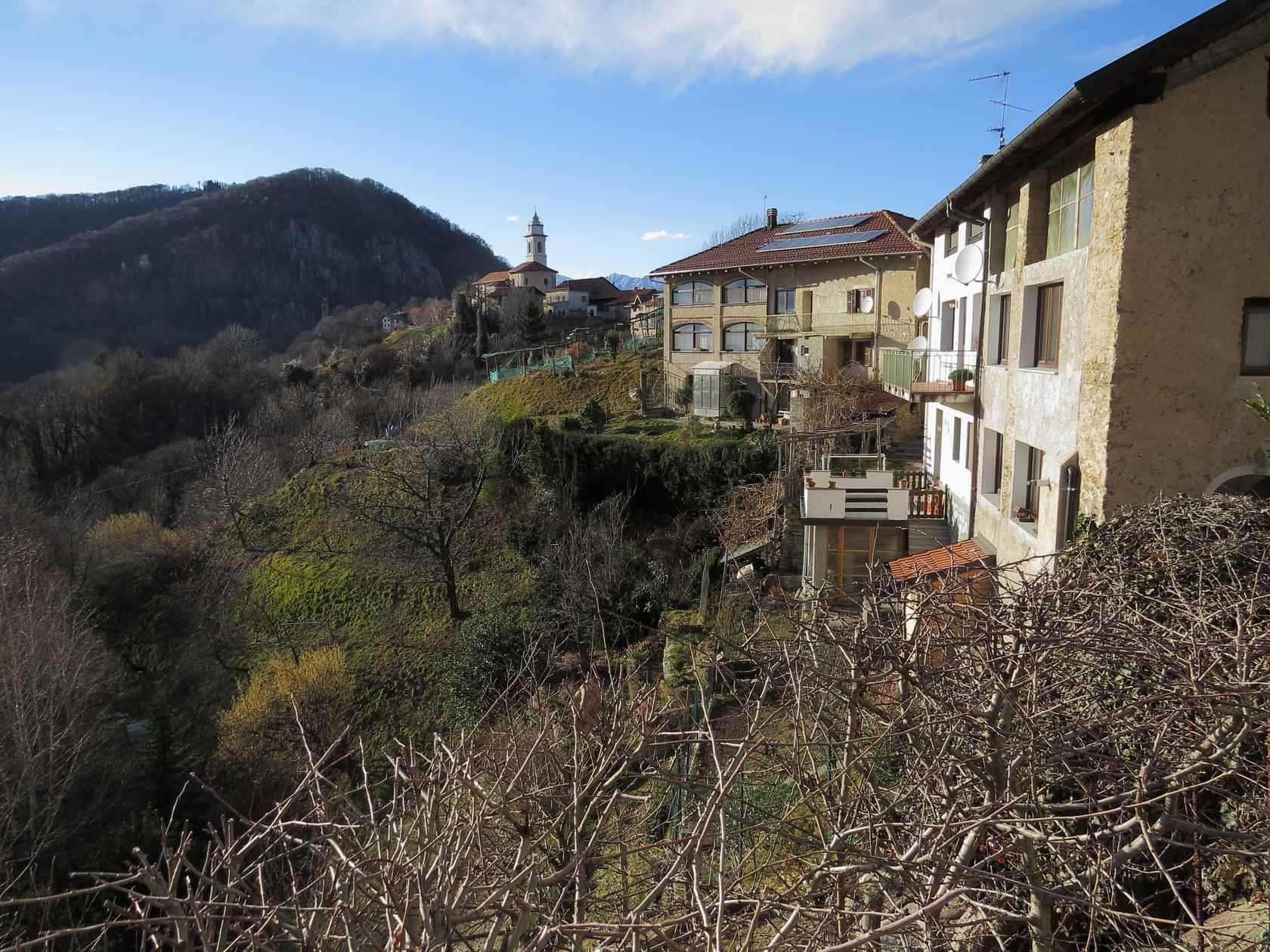 Colma frazione panoramica di Valduggia